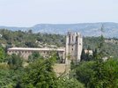 Vue générale de l'abbaye de Lagrasse
