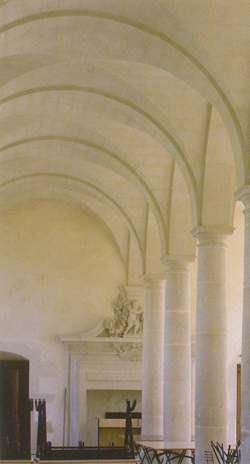 Abbaye Saint-Vincent du Mans, Salle des pilliers (Photo CEMJIKA)